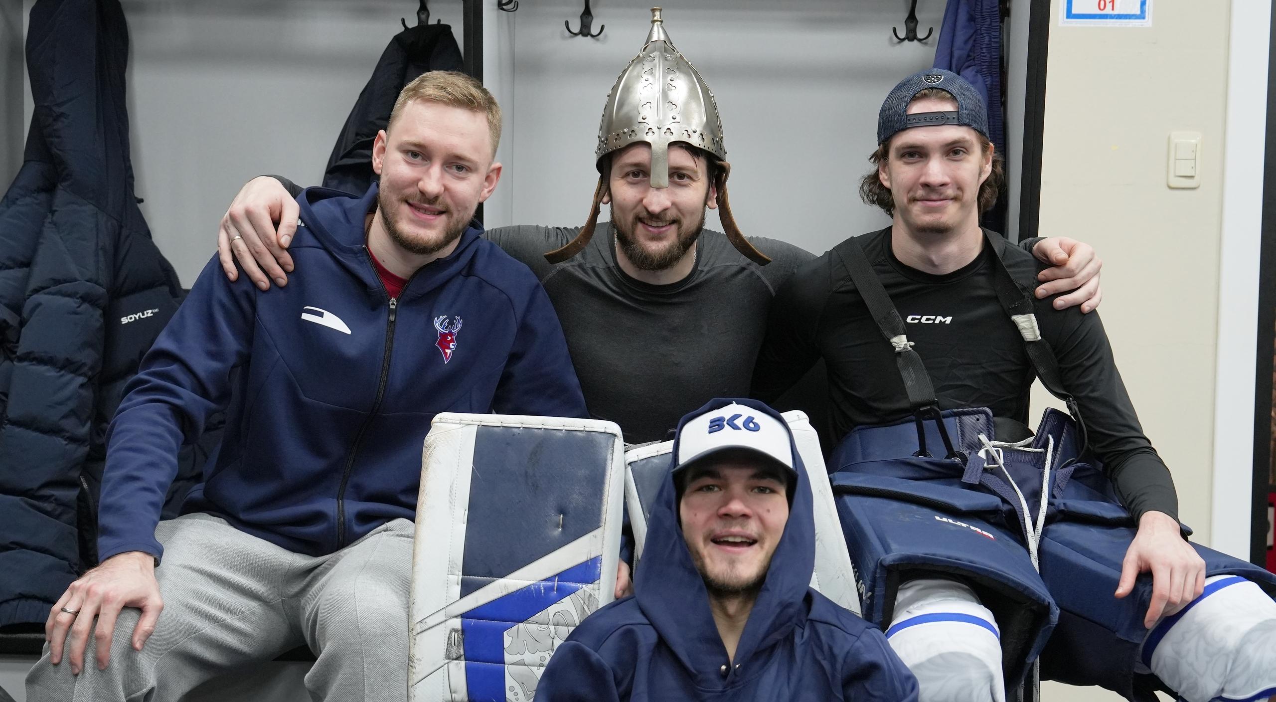 Победная раздевалка после матча с «Амуром»